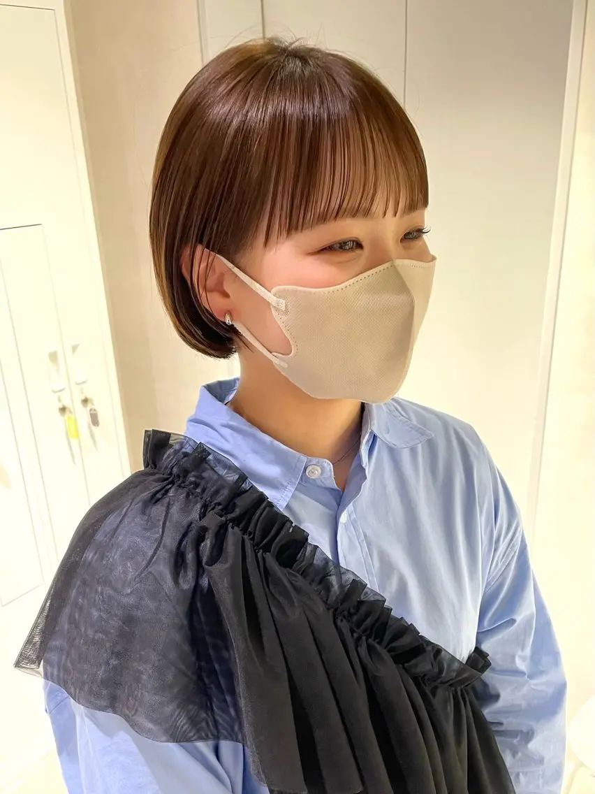 ショート ショートボブ ボブ ショートヘア カット トリートメント 彩華🎀/ 限定枠/ 西梅田のヘアスタイル