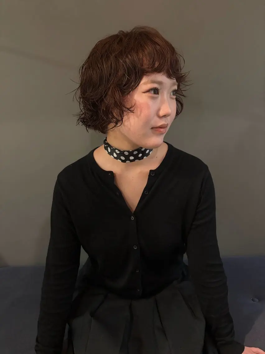 パーマ 髙橋 紗奈のヘアスタイル