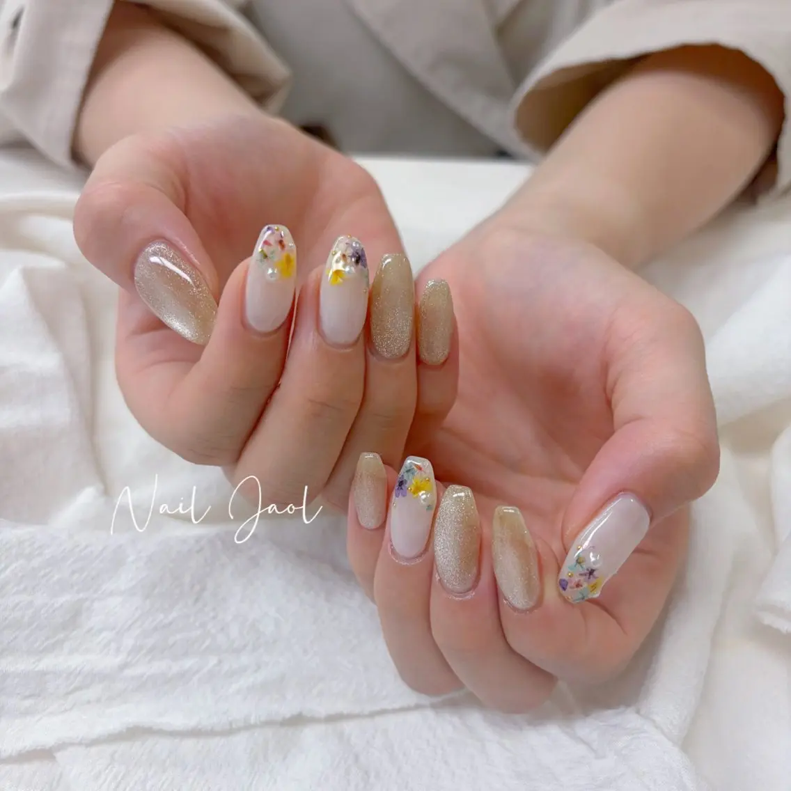 ロング ハンドネイル ネイルJaol 池袋のネイルデザイン