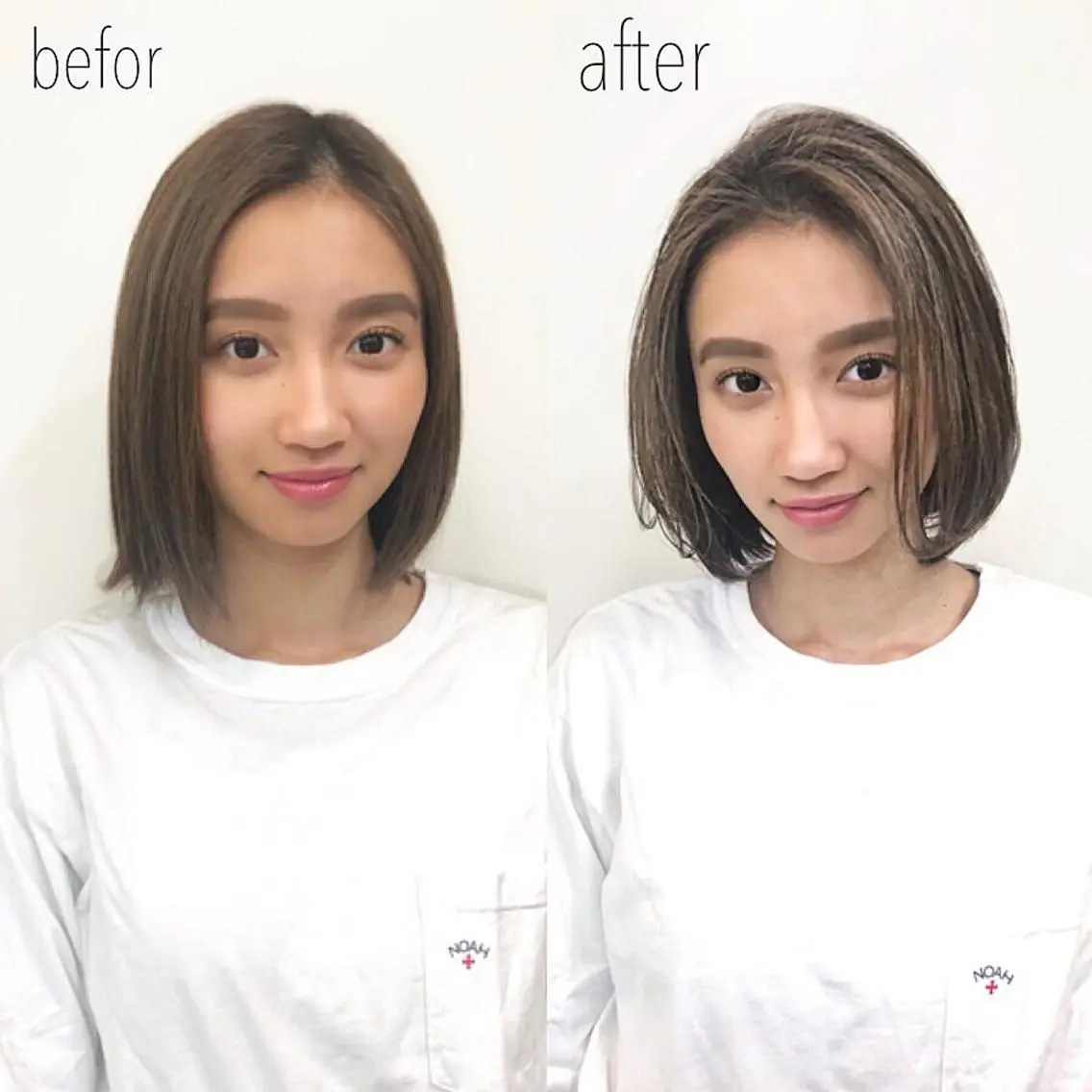 ショート カラー パーマ KONOMI スタイリストのヘアスタイル