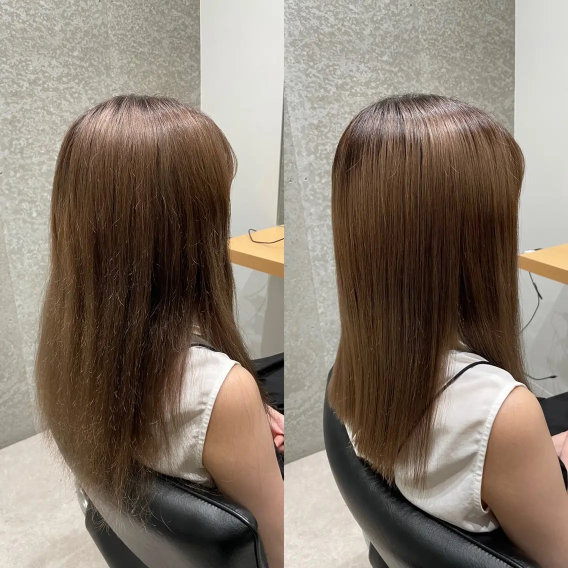 セミロング 髪質改善 トリートメント 酸熱トリートメント カット トリートメント 髪質改善ヘアケア 艶髪特化/上田のヘアスタイル