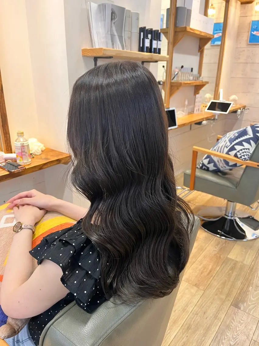 セミロング カット ヘアカラー トリートメント 髪質改善/縮毛矯正 /関内/高橋 勇樹のヘアスタイル