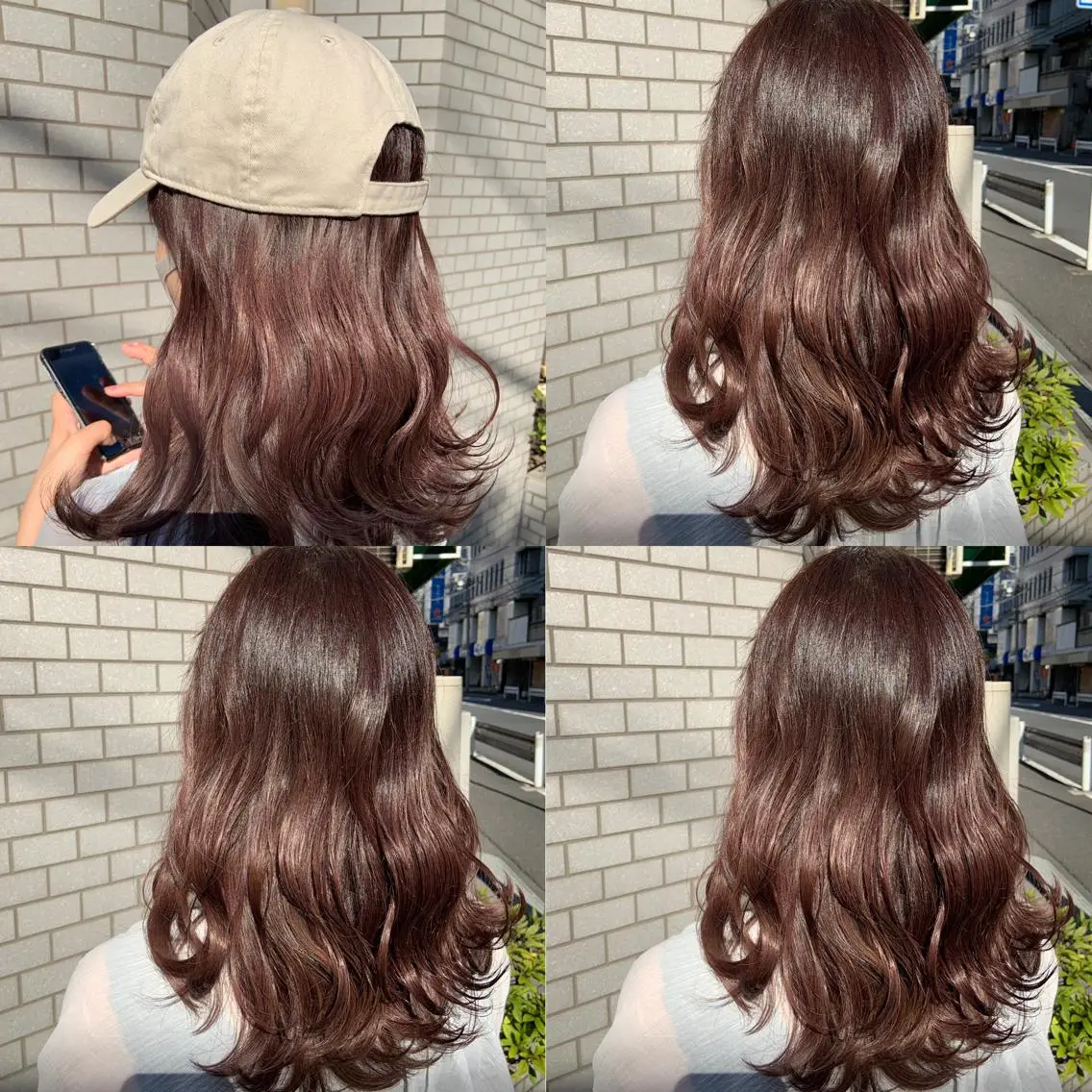 ミディアム カラー 🤍透明感/韓国風 🤍サクラギヒトミのヘアスタイル