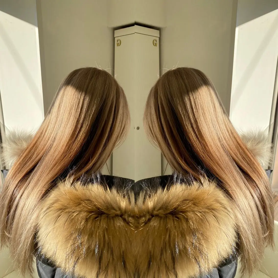ロング ロング カット ヘアカラー トリートメント 髪質改善カラー/店長 宮内秀峰のヘアスタイル