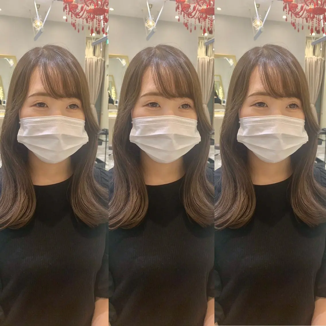セミロング カラー パーマ ヘアアレンジ メンズ キッズ ネイル マツエク・マツパ アイブロウ カット 縮毛矯正 トリートメント 《褒められる》 透明感カラー/小嶋のヘアスタイル