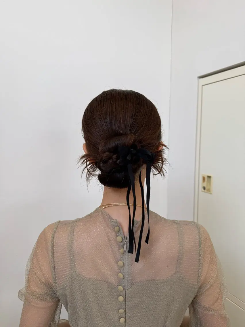 ヘアアレンジ ヘアセット 吉川 莉央のヘアスタイル