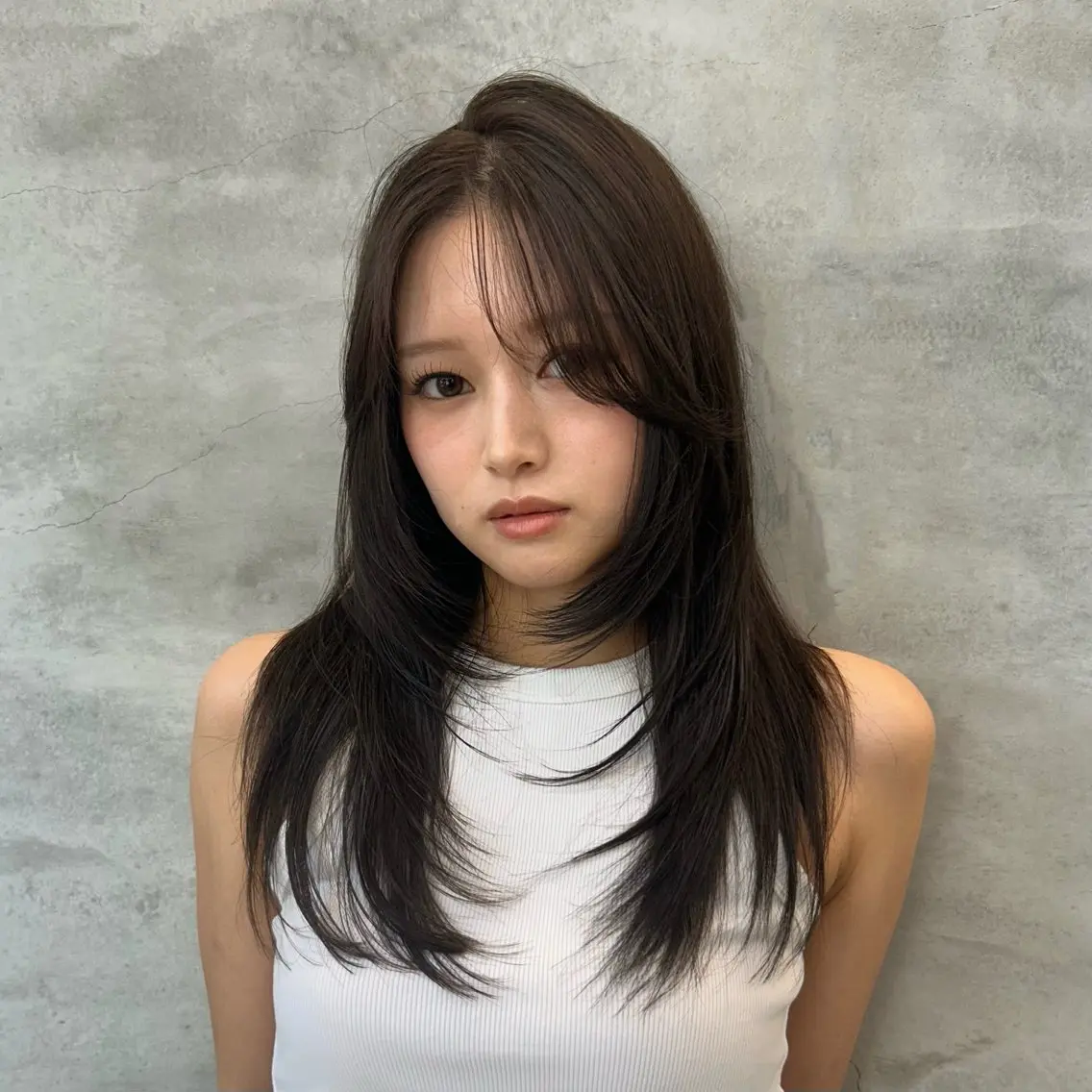 ロング レイヤーカット ELIN  hair Rurukaのヘアスタイル