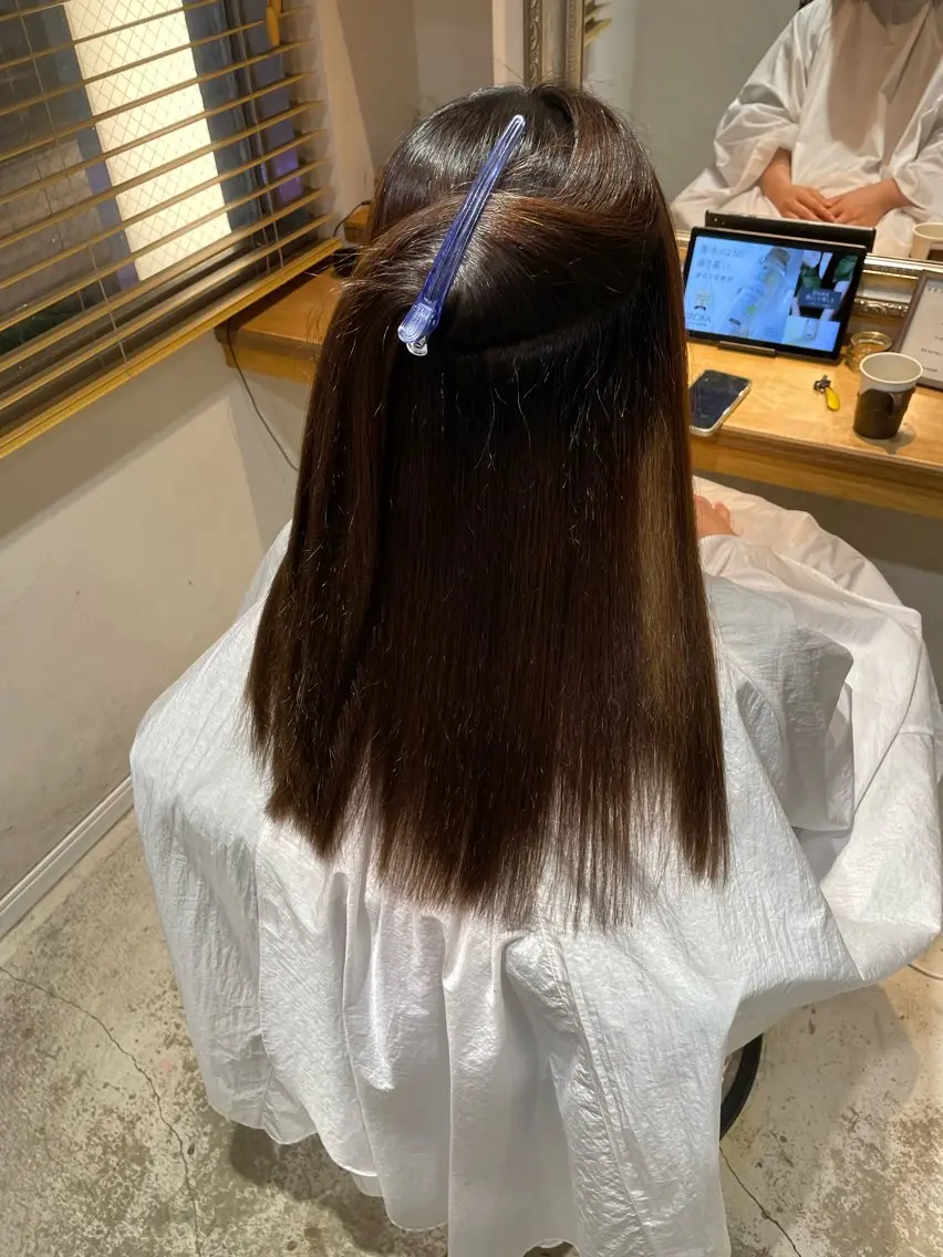 セミロング 🌈縮毛矯正特化 No.1 SORAのヘアスタイル