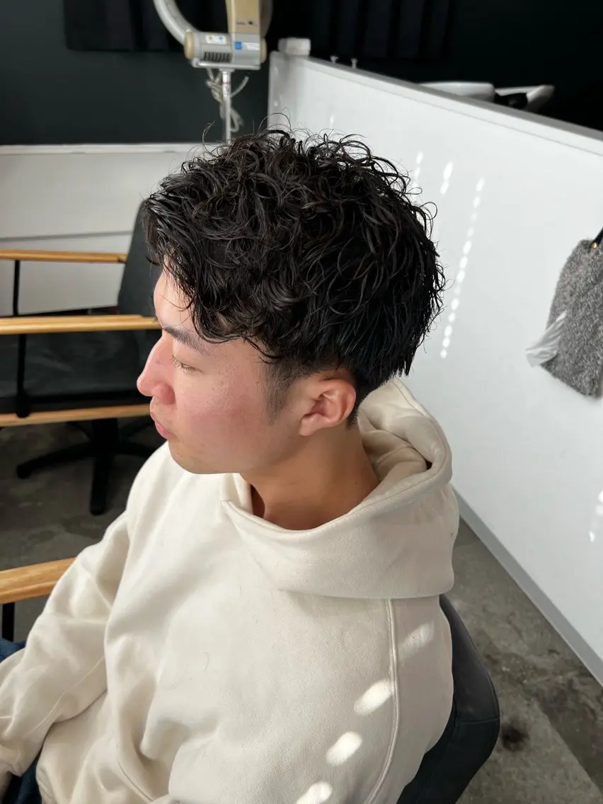 ショート パーマ カット パーマ しんた ようのヘアスタイル