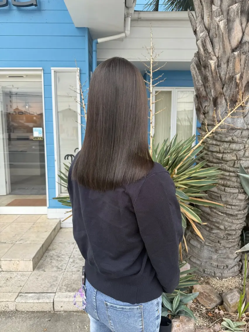 カラー ヘアカラー malibu あいかのヘアスタイル