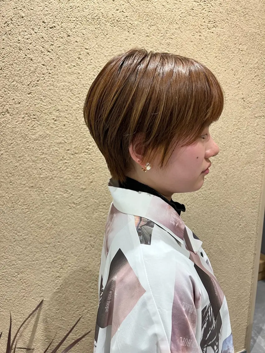 ショート ショートヘア カット/パーマ たるみことりのヘアスタイル