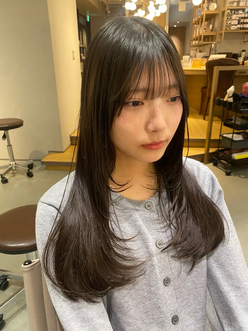 ロング unopulir 景山　凌のヘアスタイル