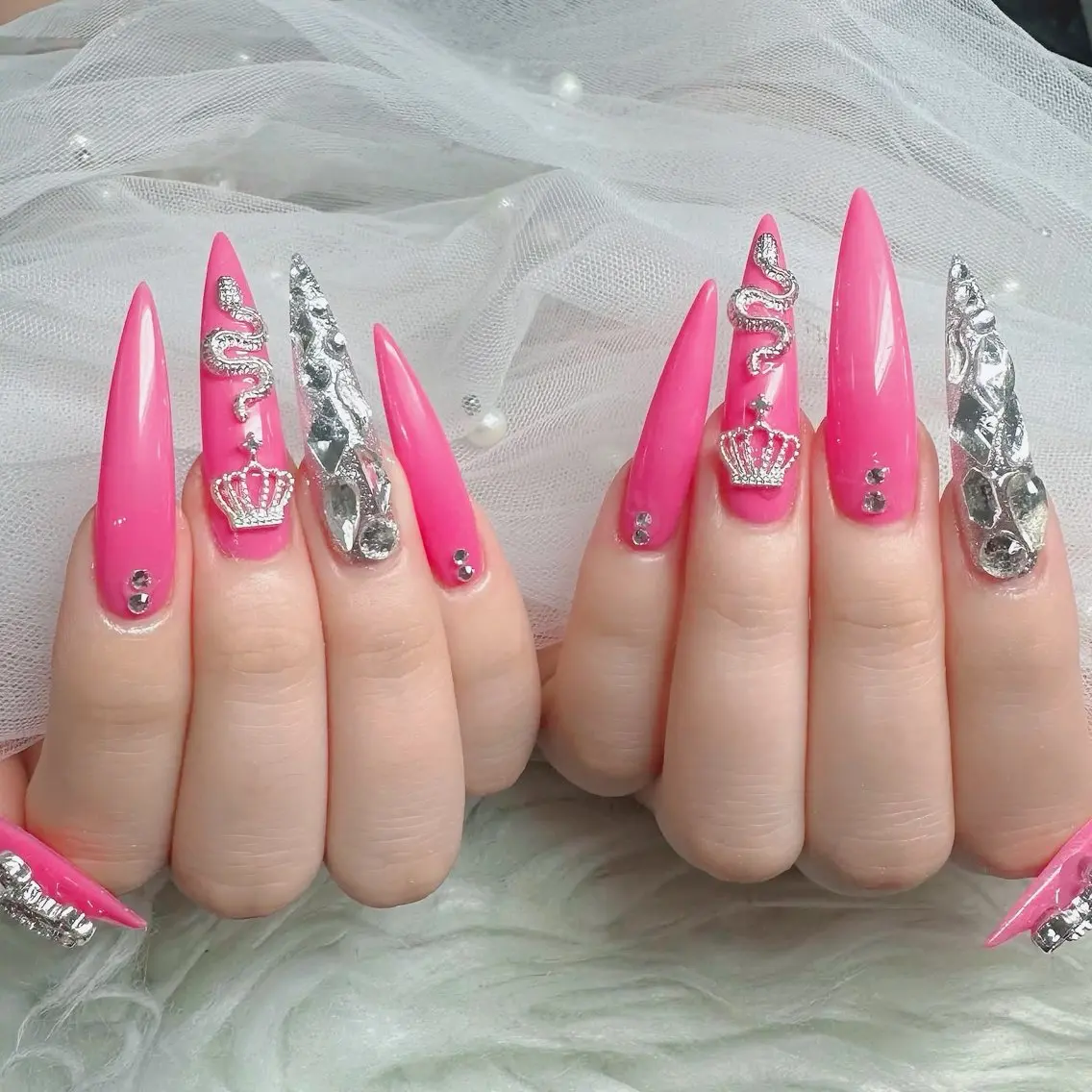 ネイル フットネイル フレンチネイル グラデーション 韓国ネイル ロングネイル ハンドネイル Hani Nail Salonのネイルデザイン