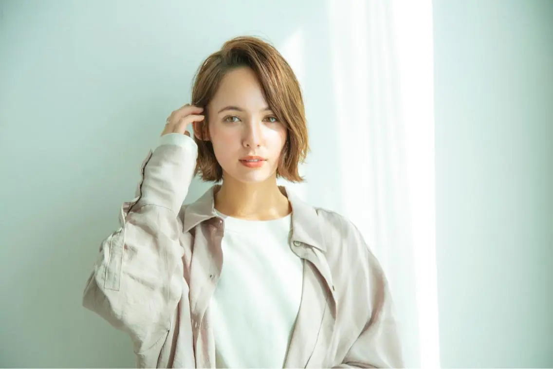 ショート カラー カット ヘアカラー トリートメント Lond re Maison.原宿のヘアスタイル