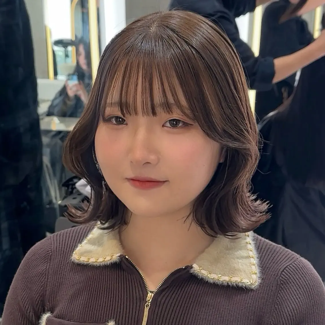 ショート カラー カット ヘアカラー トリートメント 原宿/韓国ボブ /くびれボブ/優希のヘアスタイル