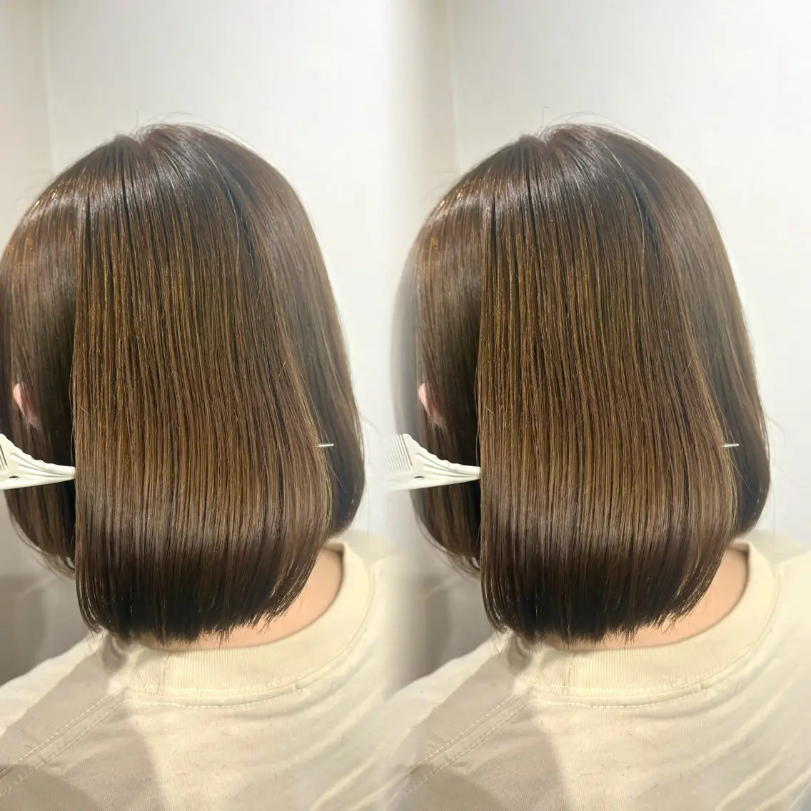 ショート 透明感カラー☁️ボブ 🫧アンナのヘアスタイル