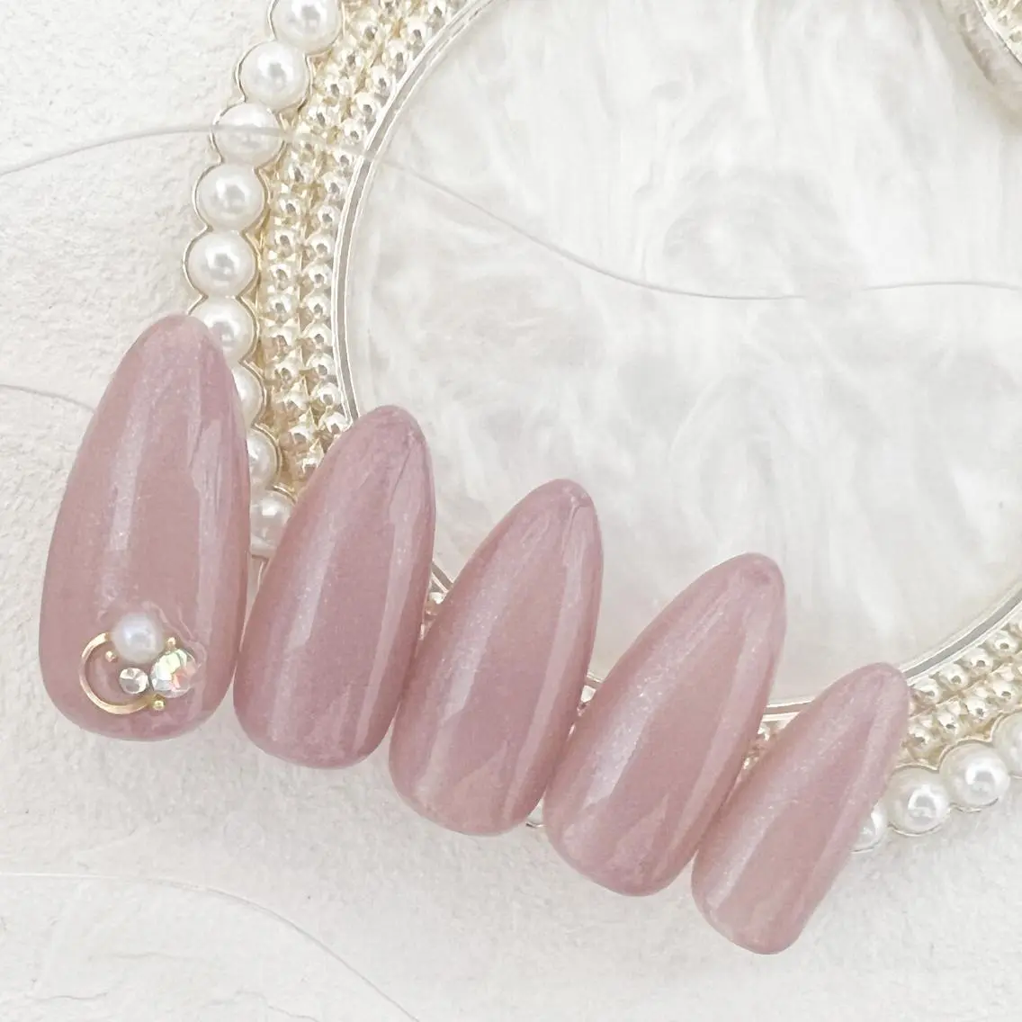 ネイル オフィスネイル シンプルネイル rouse nail RISATOのネイルデザイン