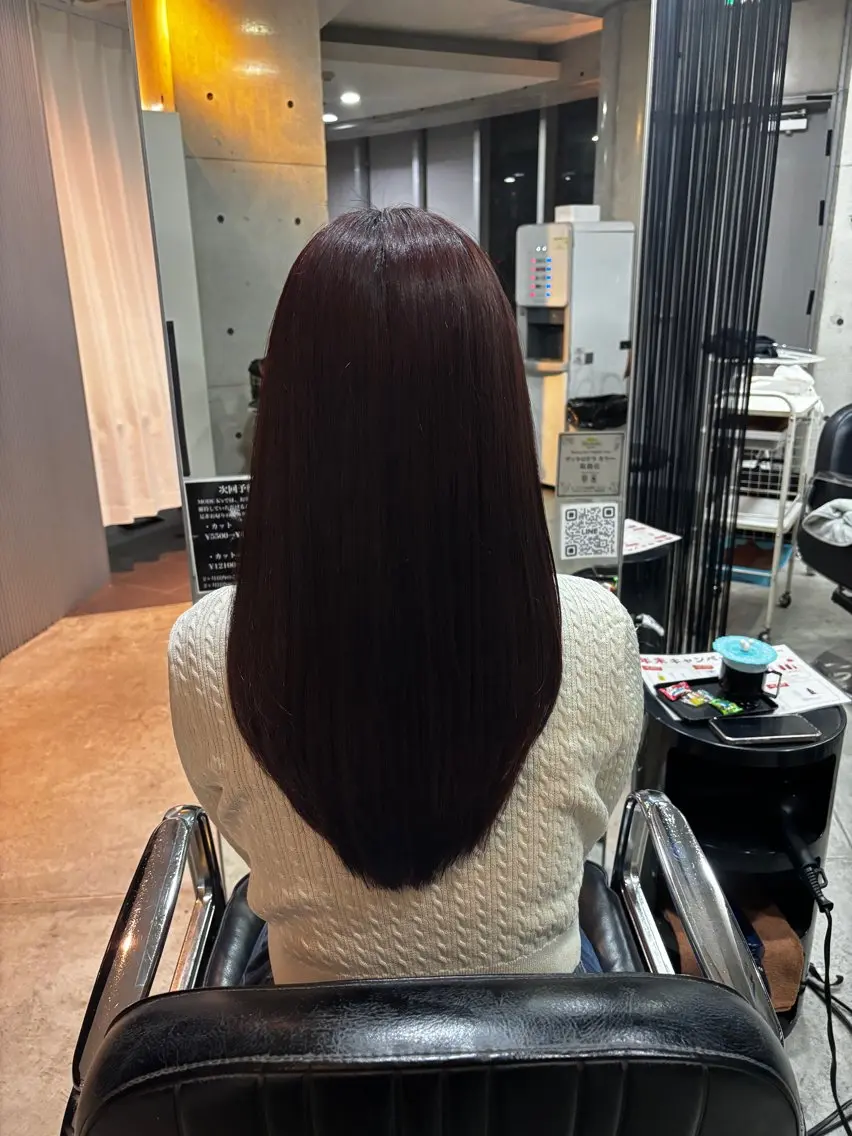 ロング カラー ヘアカラー トリートメント Konoka ボブ✂️外国人風のヘアスタイル