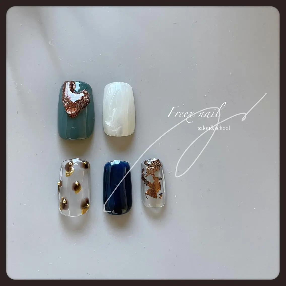 ネイル ハンドネイル ハンドケア freex nail /ニュアンス/個性派のネイルデザイン