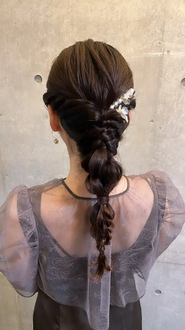 ミディアム ヘアアレンジ 6/29まで 💐🤍理保のヘアスタイル