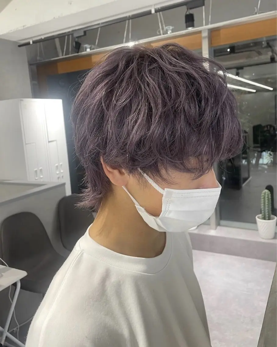 カラー メンズ ヘアカラー 西村 理伽のヘアスタイル