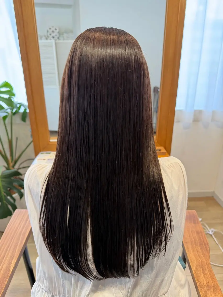ロング カット トリートメント ヘッドスパ RENA｜透明感 カラー×癒しスパのヘアスタイル