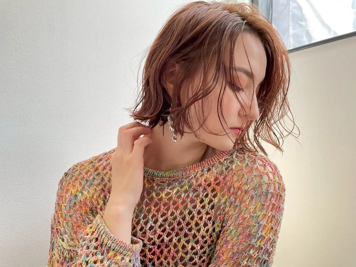 ミディアム カット ヘアカラー トリートメント Grand Link (グランリンク)のヘアスタイル