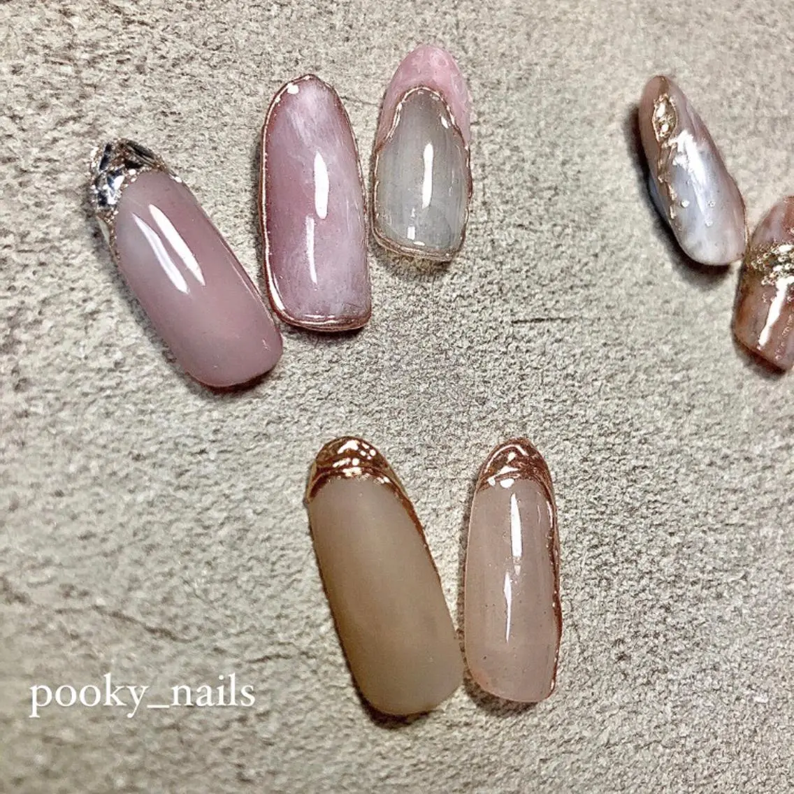 ネイル ハンドネイル Pooky nailsのネイルデザイン