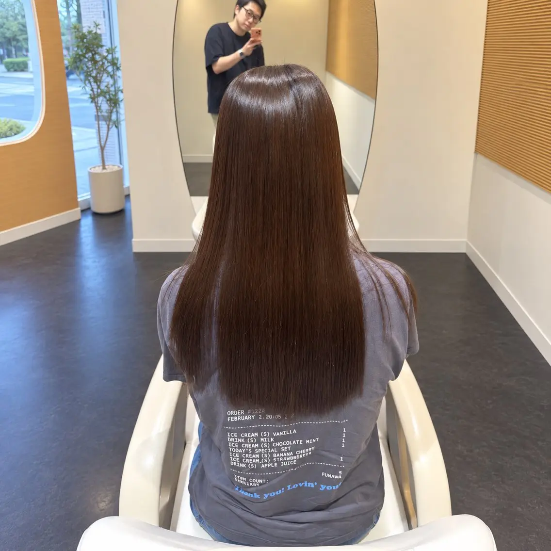 ロング 髪質改善 縮毛矯正 トリートメント カット ヘアカラー 縮毛矯正 トリートメント 美髪縮毛矯正専門 ✨be:up✨のヘアスタイル