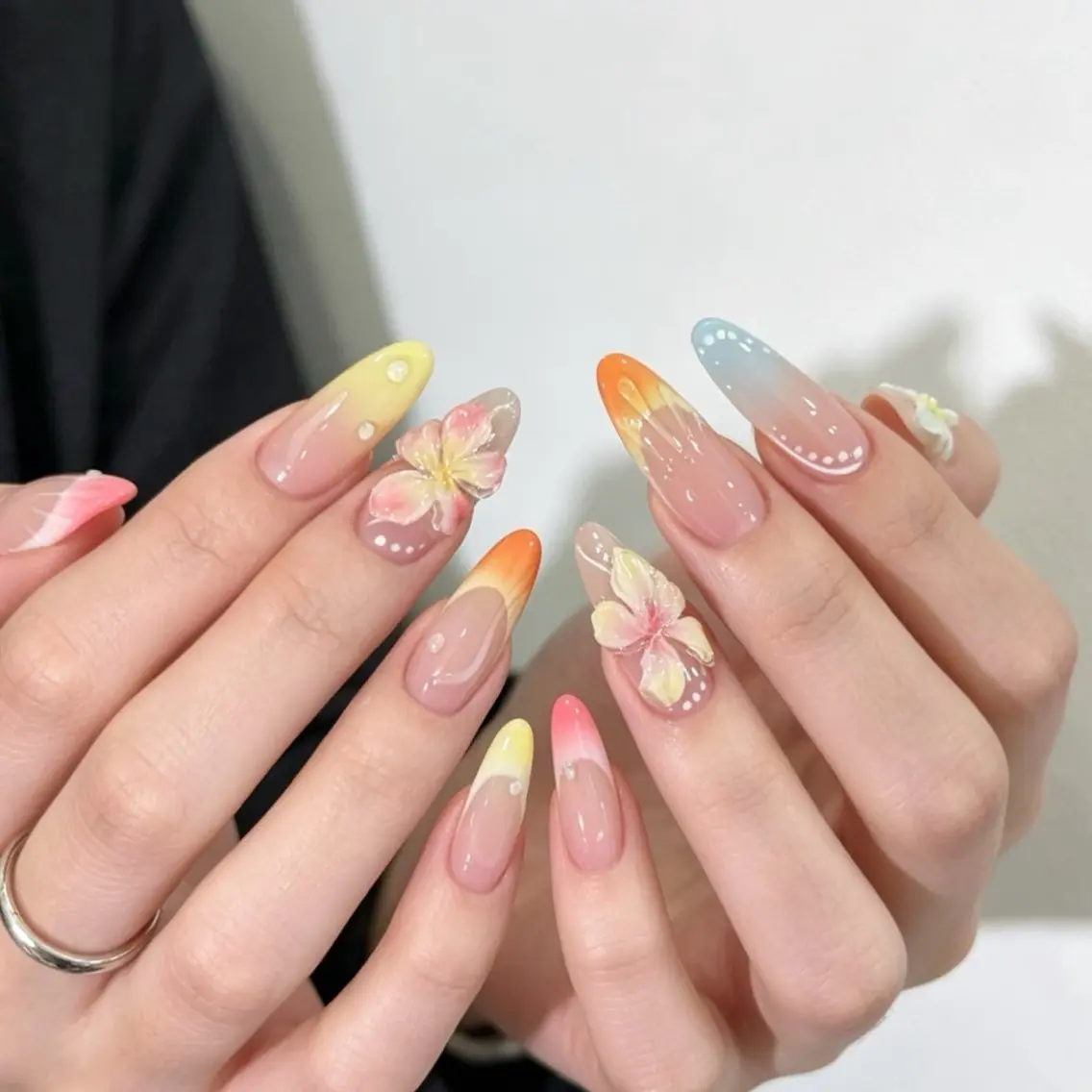ネイル ハンドネイル ハンドケア sunnynail 小桃のネイルデザイン