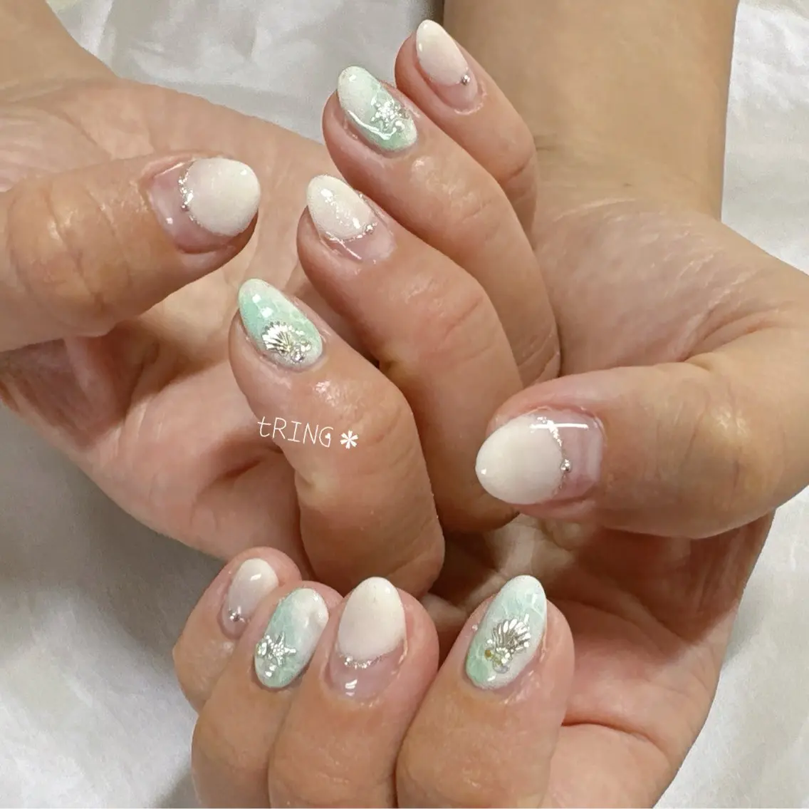 ネイル ハンドネイル tRING* しいの木台のネイルデザイン