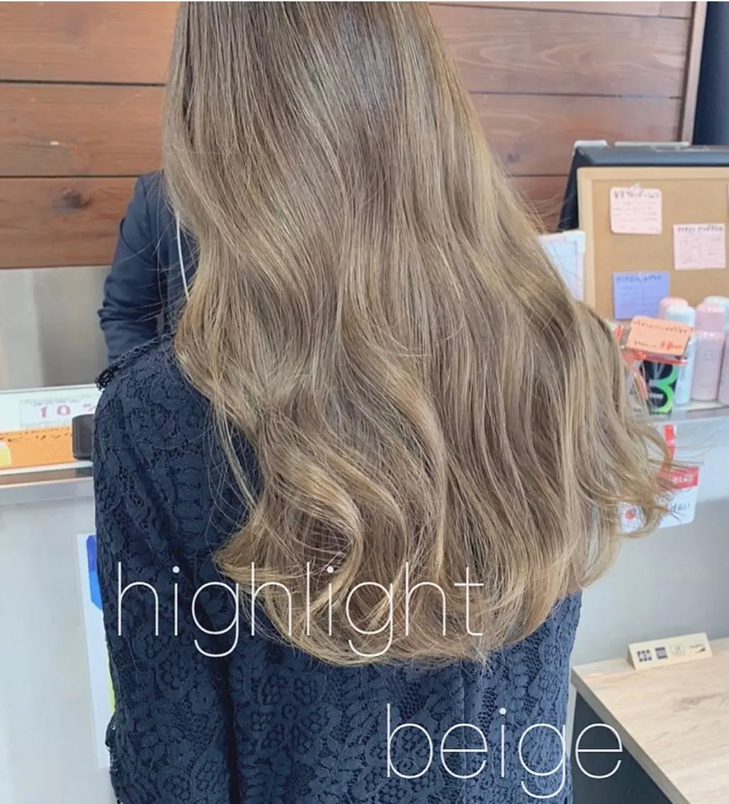 ロング レイヤー/艶髪カラー 森本くるみのヘアスタイル