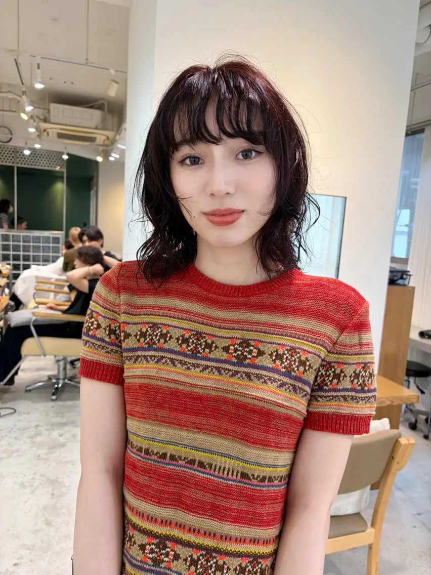 ミディアム パーマ ミディアムパーマ レイヤーカット MIHO /directorのヘアスタイル