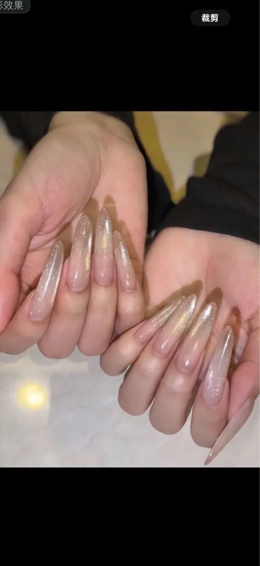 ネイル 氷ネイル・うるうるネイル マグネットネイル Coconail kiのネイルデザイン