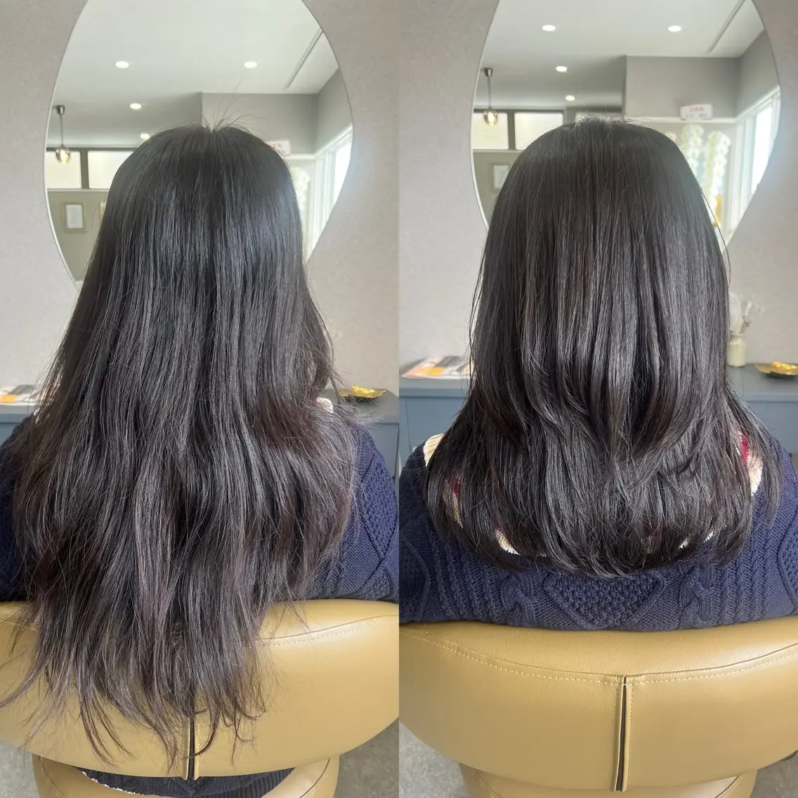 セミロング カット 齊藤 亜弥のヘアスタイル