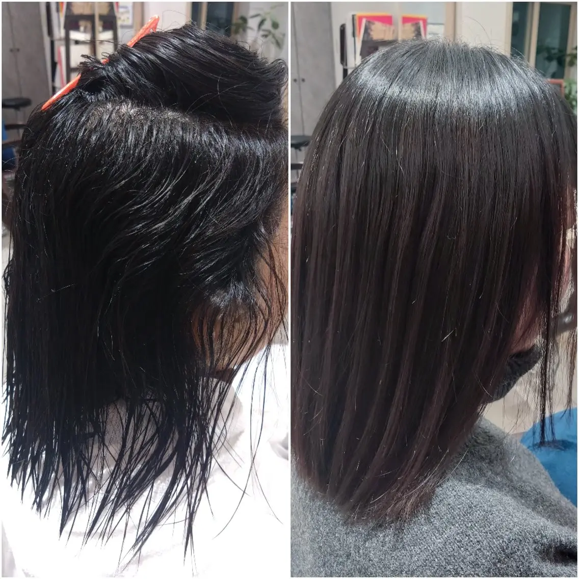 パーマ ストレートパーマ 中山 樹のヘアスタイル