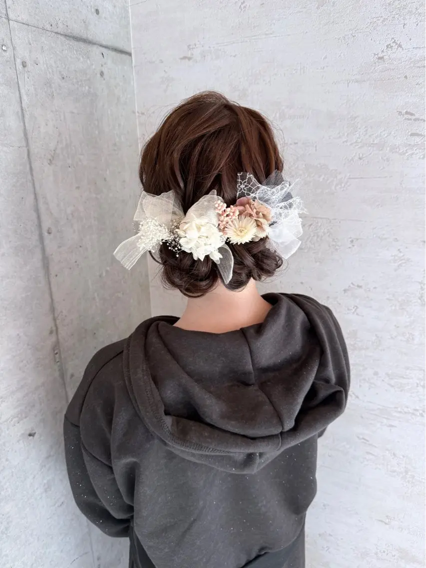 ヘアアレンジ ヘアセット 🎀ヘアセット/艶髪 /はやしほのか🎀のヘアスタイル