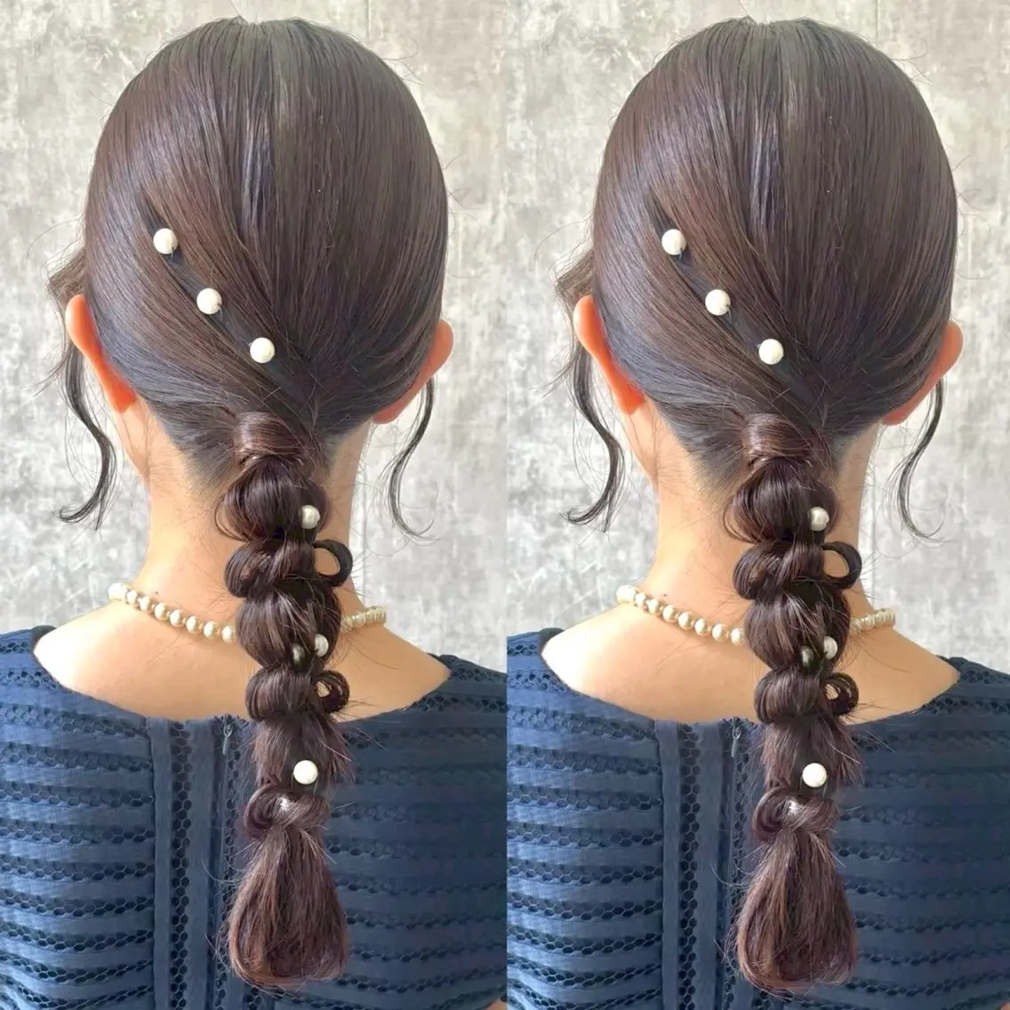 ロング ヘアアレンジ ヘアセット ヘアメ🎀ハイトーン 🩵エクステ🪄しほのヘアスタイル