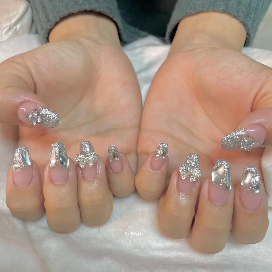 ネイル ワンホンネイル ハンドネイル nail salon e'mu💐のネイルデザイン