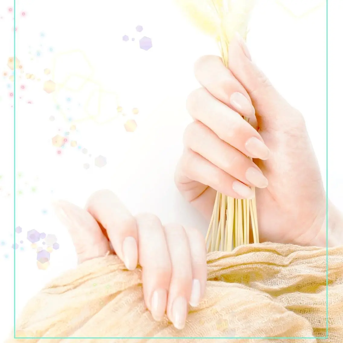深爪矯正10本✨自爪風仕上げ💅　噛み癖、むしりぐせある方必見❗️ 爪を縦長に💕爪の美容液付き🎁の写真