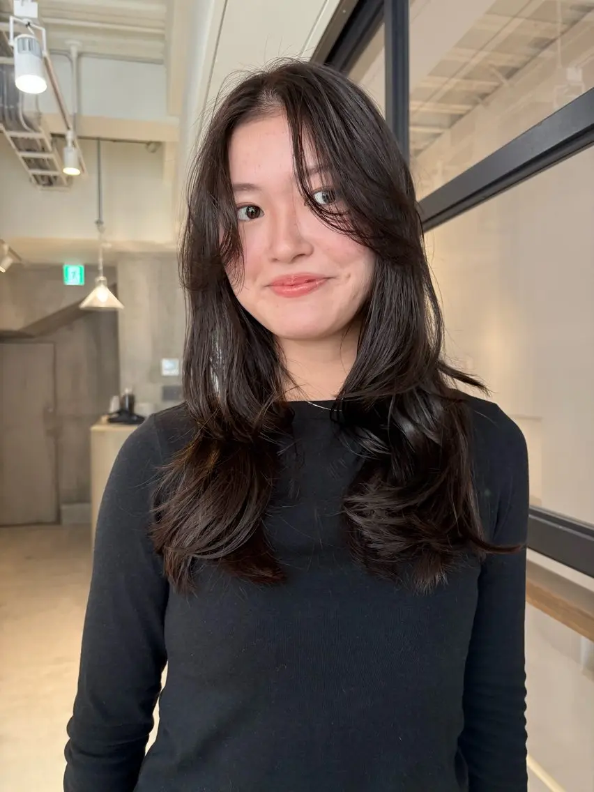 ミディアム マツイ モモノのヘアスタイル