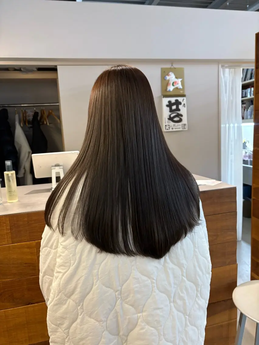 カラー トリートメント 上野 桜果のヘアスタイル