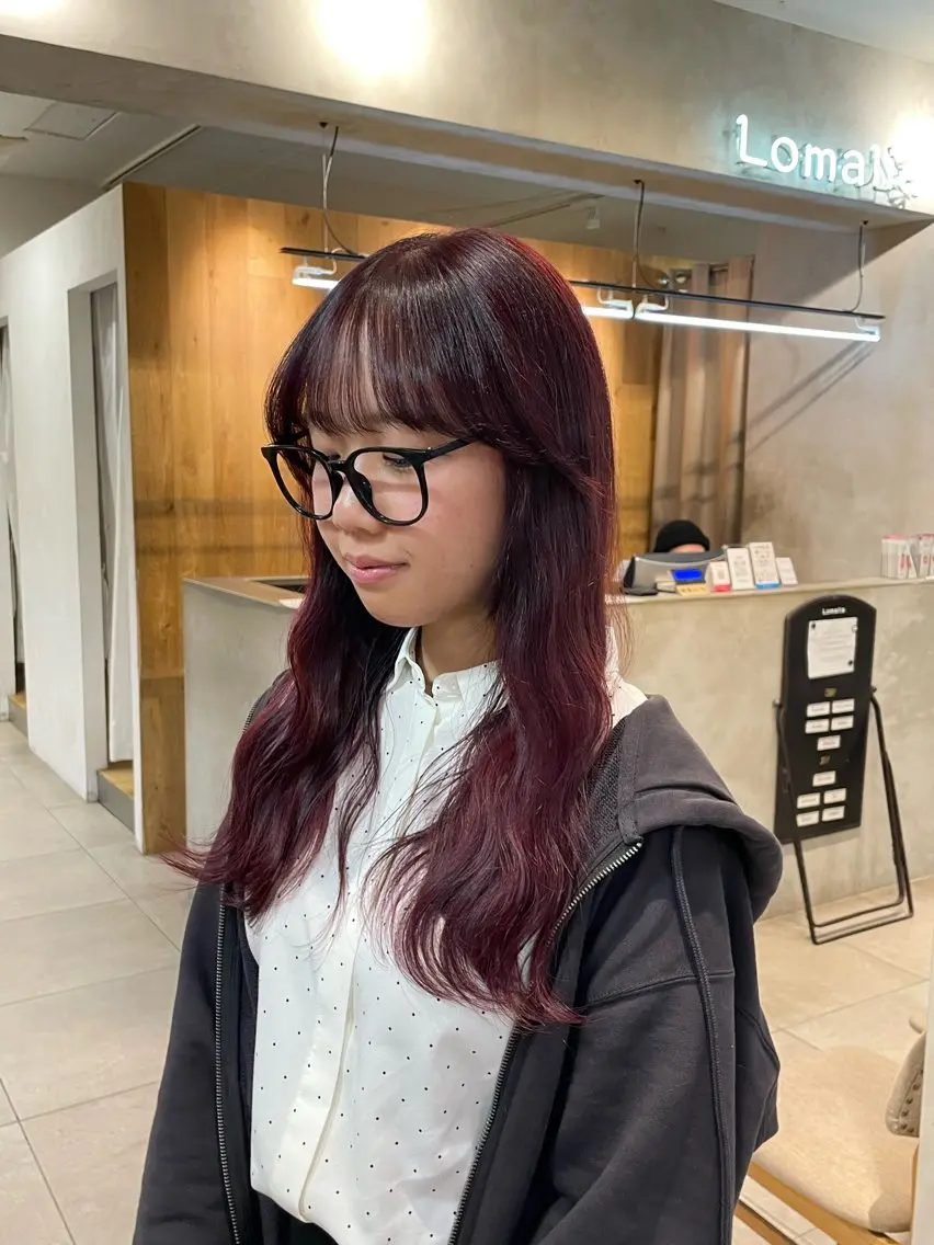 カラー ヘアカラー とば みゆうのヘアスタイル