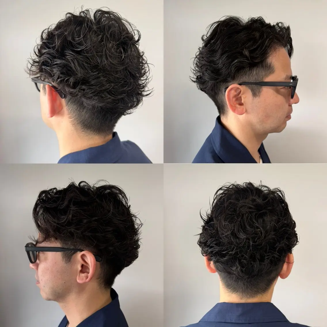 メンズカット+フェザーパーマ🪼🐳 当日限定🙄の写真