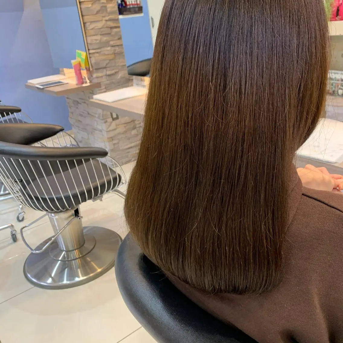 セミロング トリートメント カット トリートメント 早坂 裕真のヘアスタイル