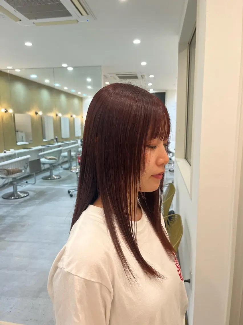 セミロング ヘアカラー topa/高井 菜緒のヘアスタイル