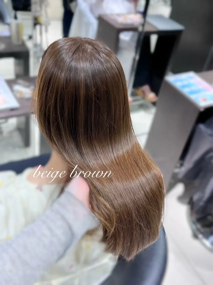 ロング カット ヘアカラー トリートメント レイヤー×艶髪🤎. 𝜗𝜚hitomiのヘアスタイル