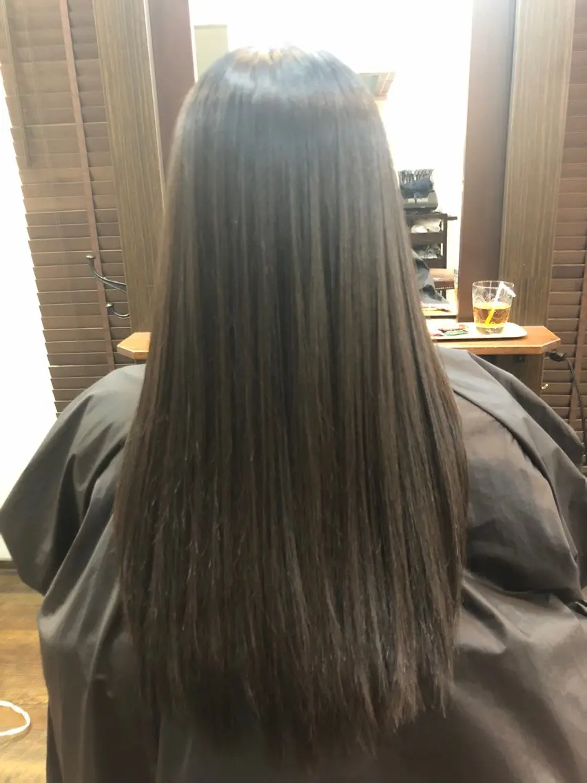 ロング パーマ ストレートパーマ カット 縮毛矯正 トリートメント Re-PEP 大城のヘアスタイル