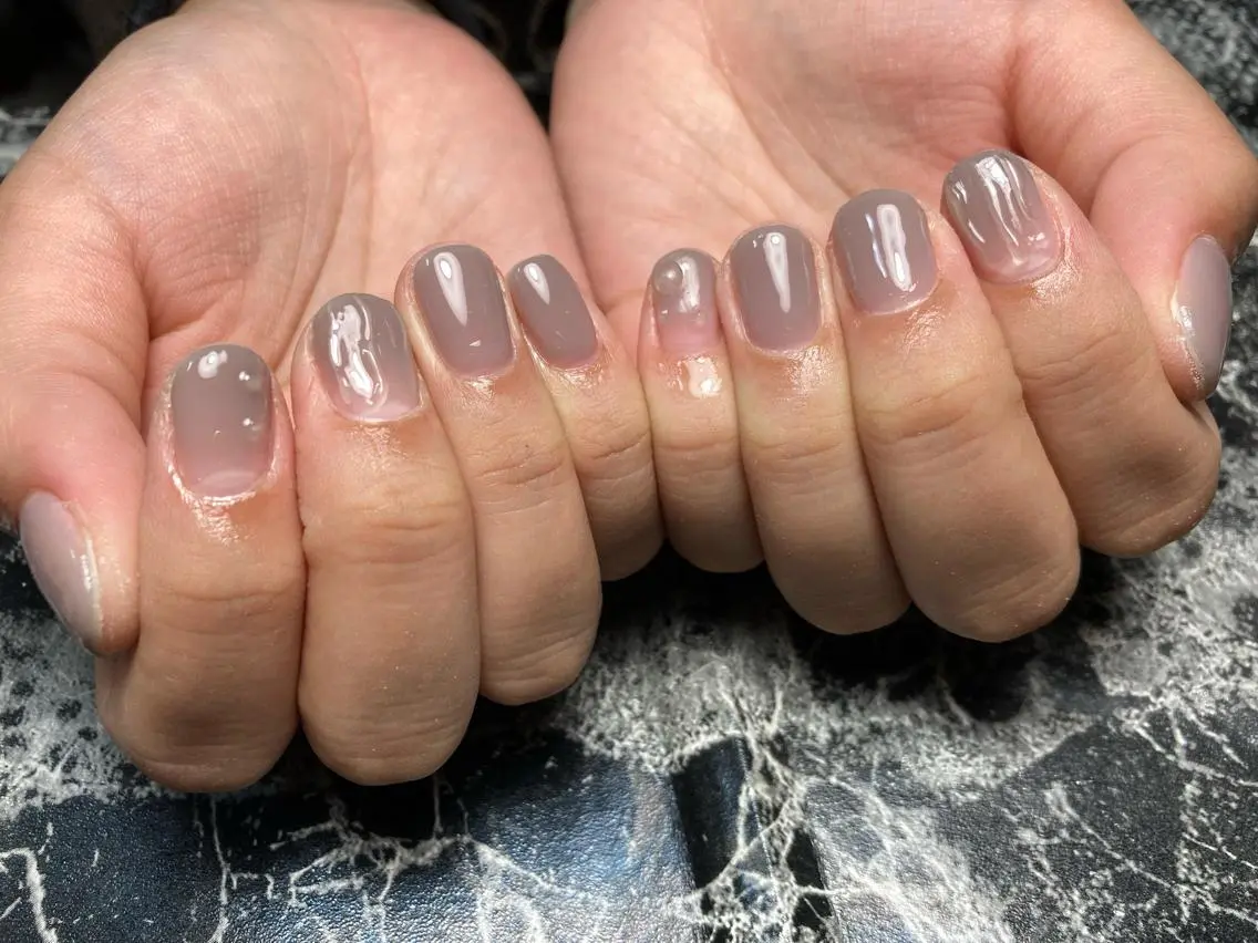 ショート ネイル ハンドネイル フットネイル ✴︎ Delightのネイルデザイン