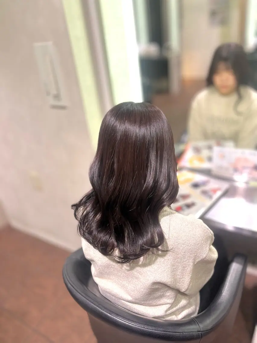 カラー ブラウンカラー 都築 明日香のヘアスタイル